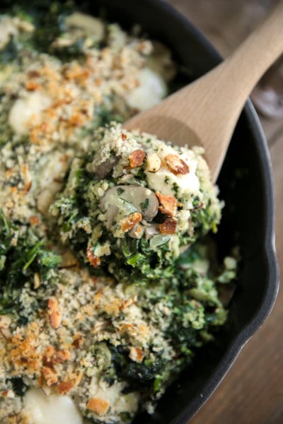 Easy Creamed Spinach and Mushrooms - Easy Peasy Meals