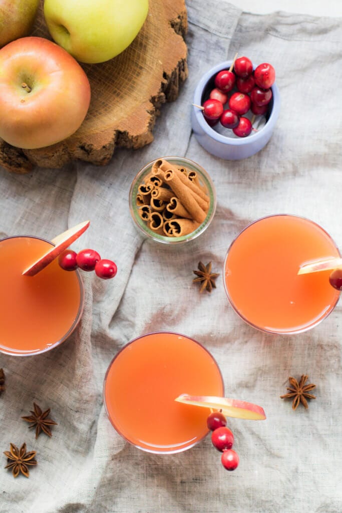Warm Mulled Cranberry Apple Cider - Easy Peasy Meals