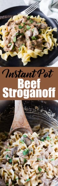 Instant Pot Beef Stroganoff (Pressure Cooker) - Easy Peasy Meals