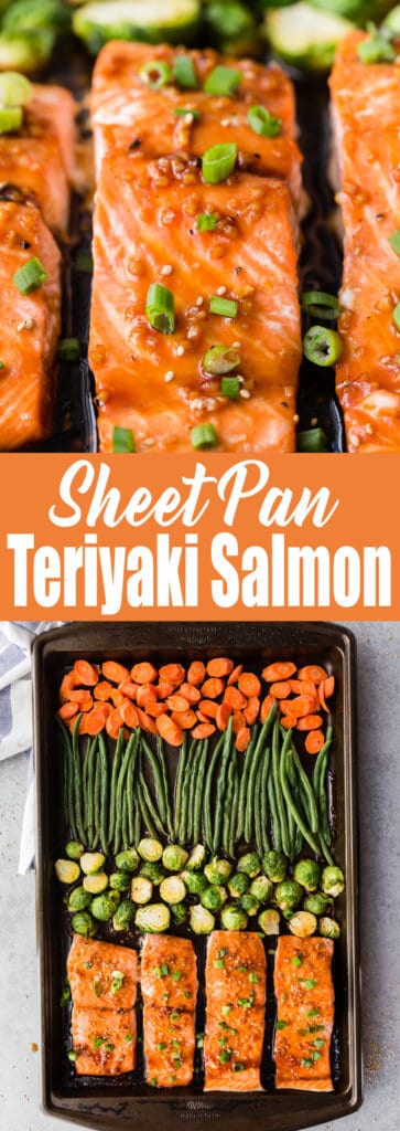 Sheet pan Teriyaki Salmon (Meal Prep) - Easy Peasy Meals