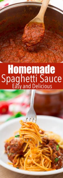 Homemade Spaghetti Sauce - Easy Peasy Meals