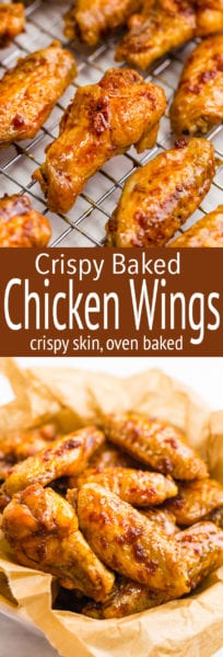 Crispy Oven Baked Chicken Wings - Easy Peasy Meals