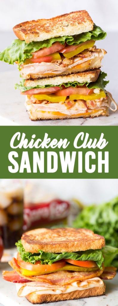 Easy Chicken Club Sandwich - Easy Peasy Meals