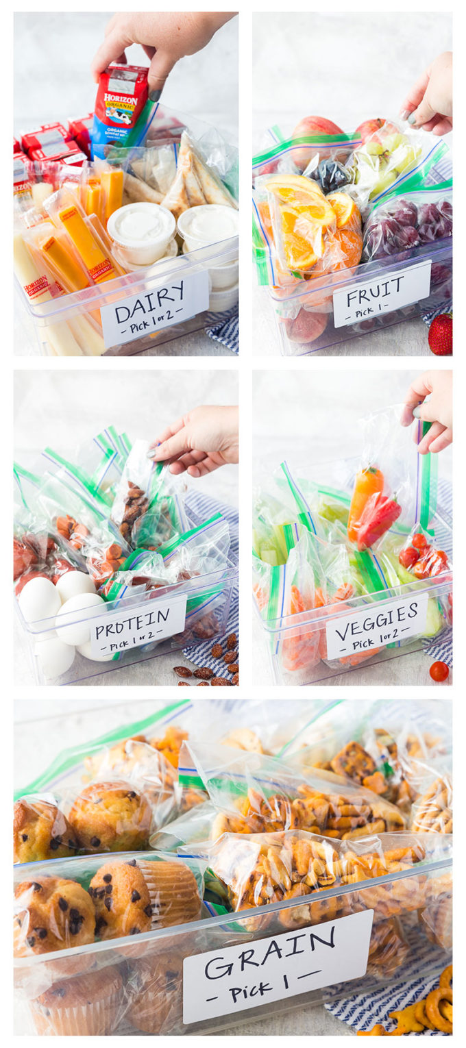 A Weekly Meal Plan For Kids School Lunch Ideas with Horizon Organic