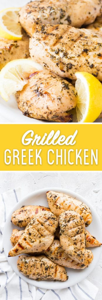 Grilled Greek Chicken - Easy Peasy Meals