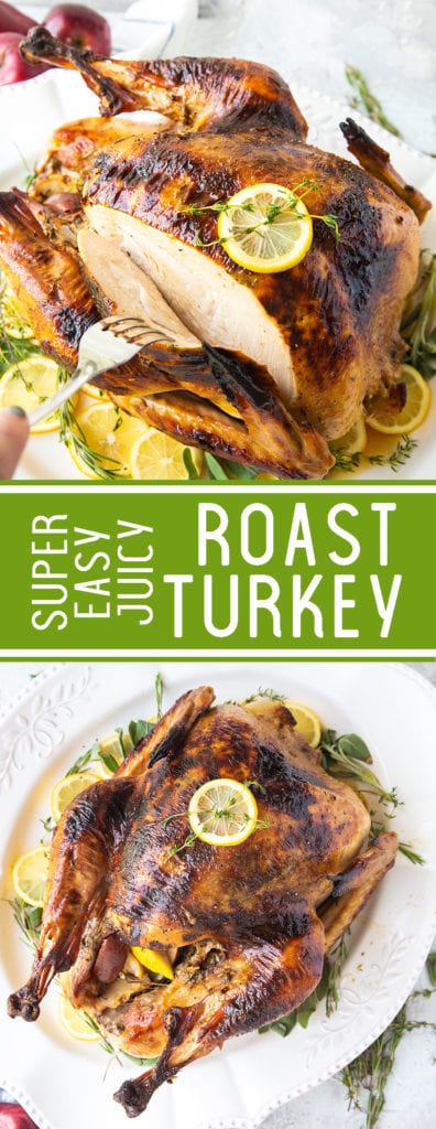 Juicy Roast Turkey - How to Cook A Turkey - Easy Peasy Meals