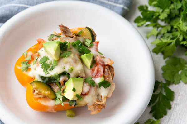 Sweet And Smoky Pork Stuffed Peppers Easy Peasy Meals