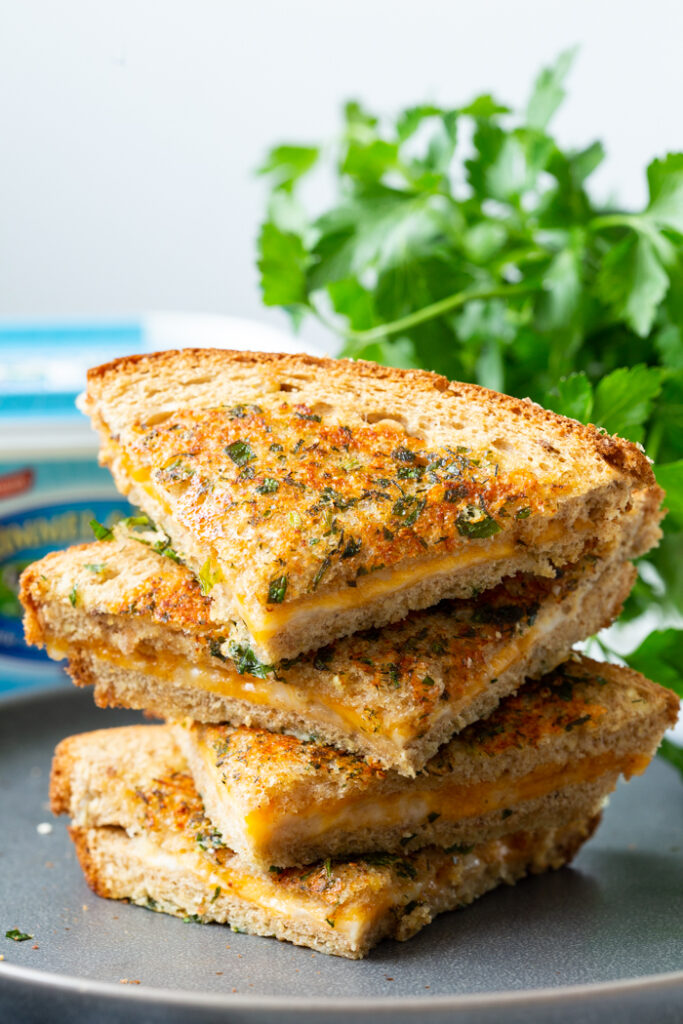 Garlic Parmesan Herb Spread - Easy Peasy Meals