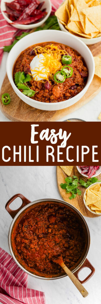 Easy Chili Recipe - Easy Peasy Meals