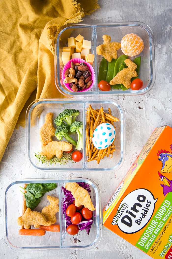 How to make an easy Dinosaur bento lunch 