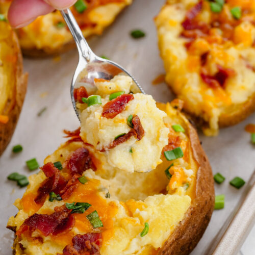 Twice Baked Potatoes - Easy Peasy Meals