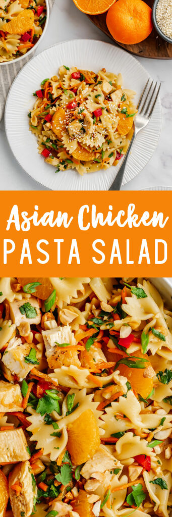 Asian Chicken Pasta Salad - Easy Peasy Meals