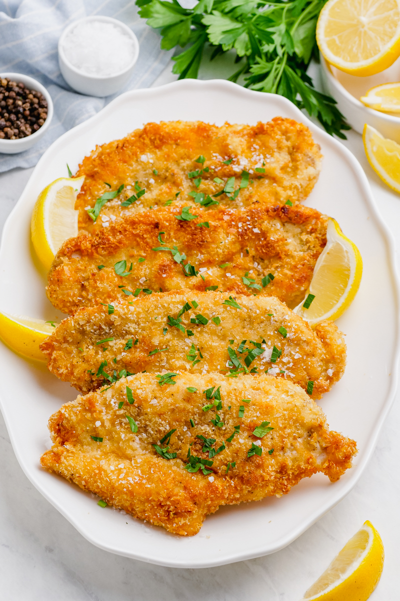 Breaded Chicken Cutlets - Easy Peasy Meals