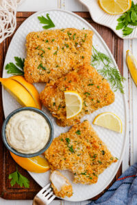 Oven Fried Fish - Easy Peasy Meals