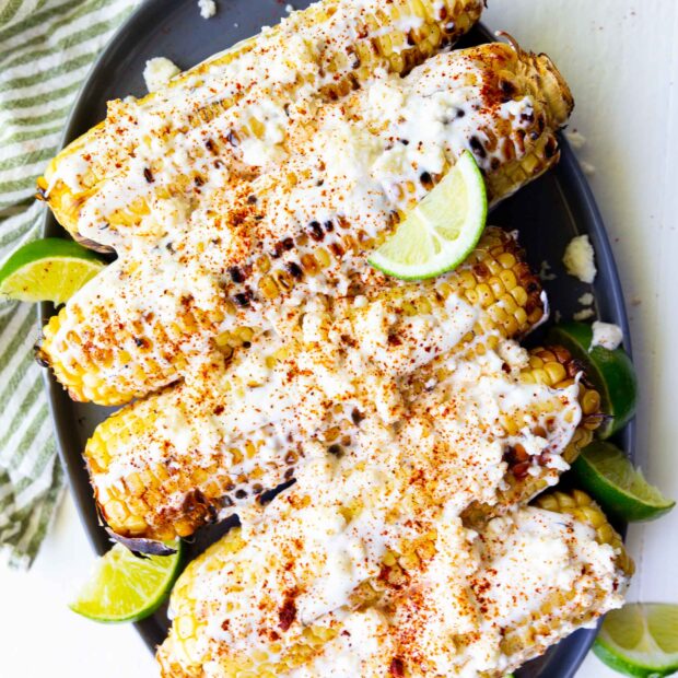 Elote {Mexican Street Corn} - Easy Peasy Meals