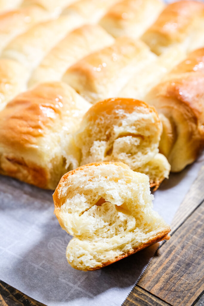 Lion House Rolls Recipe (+VIDEO) - The Girl Who Ate Everything