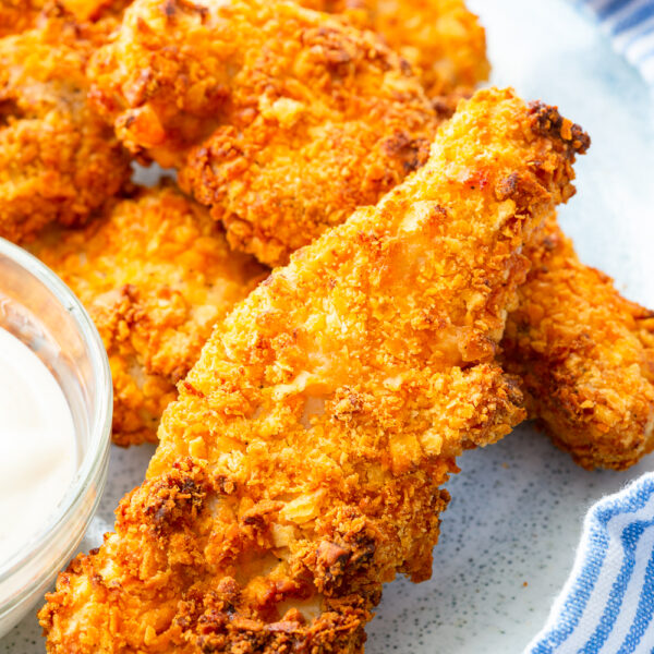 Air Fryer Cheez-It Chicken Tenders - Easy Peasy Meals