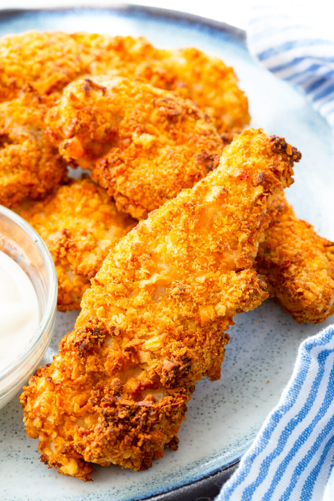 Air Fryer Cheez-It Chicken Tenders - Easy Peasy Meals