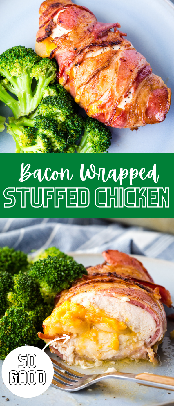 Bacon Wrapped Potato And Cheese Stuffed Chicken Easy Peasy Meals 9800