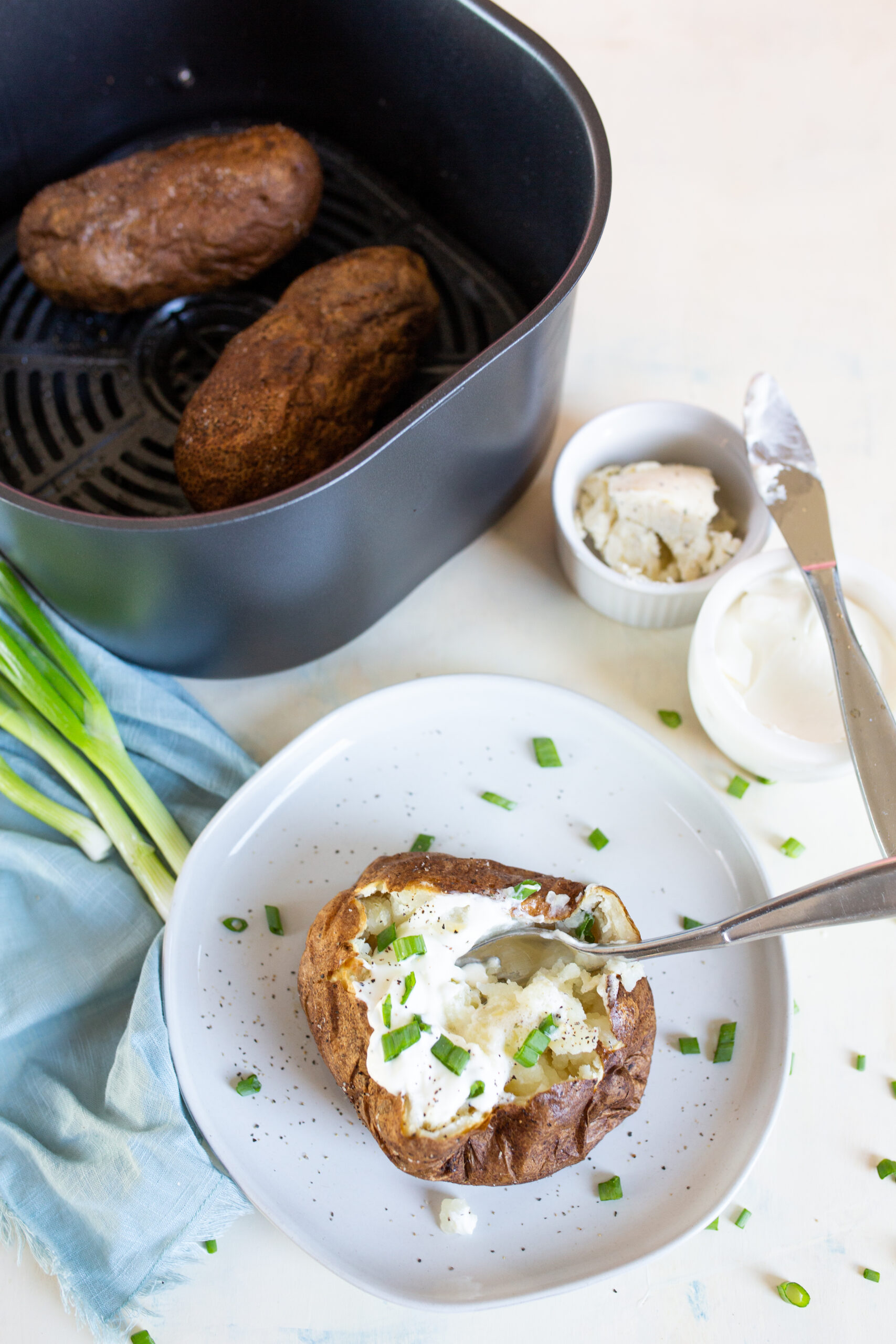 Air Fryer Baked Potato - Home. Made. Interest.