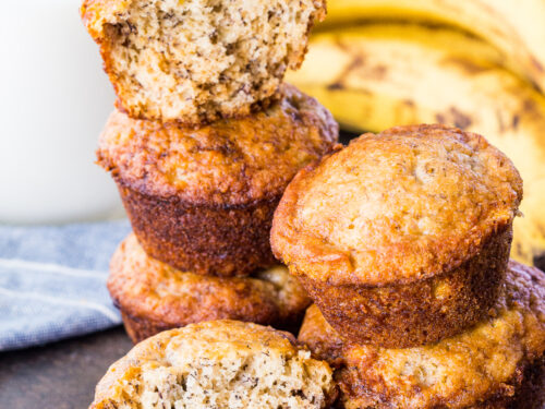 Easy Banana Bread Muffins - Easy Peasy Meals