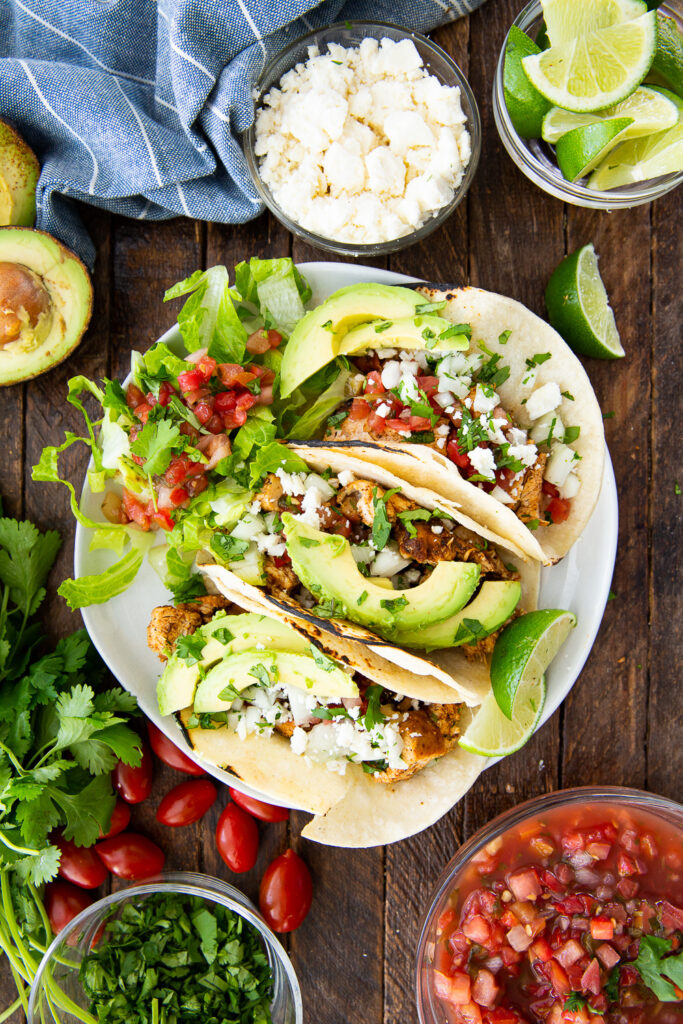 Easy Chicken Tacos - Easy Peasy Meals