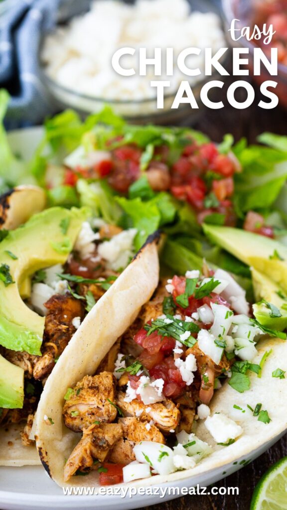 Easy Chicken Tacos - Easy Peasy Meals