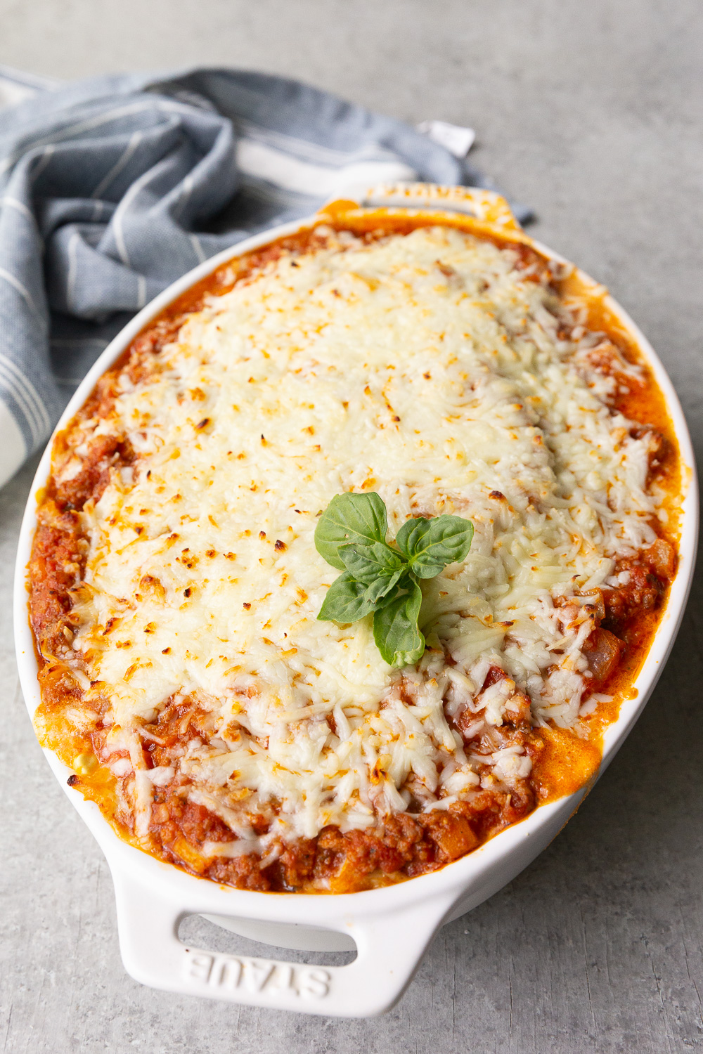 Ravioli Lasagna, an easy lasagna alternative that is so simple to make. 