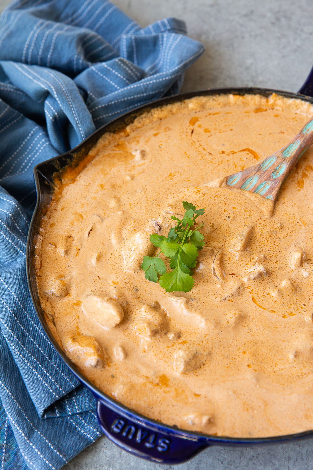 Making easy butter chicken