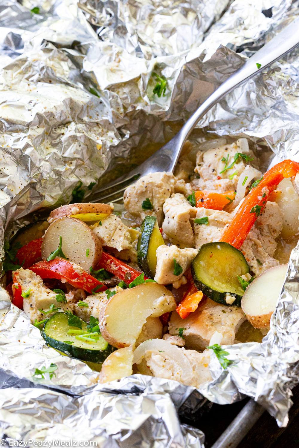 Italian Chicken Foil Packs