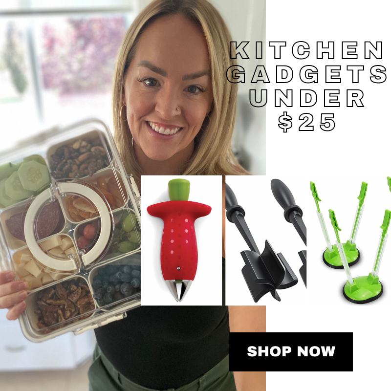 All of my favorite kitchen gadgets and tools under $25 that make a huge difference in the kitchen.