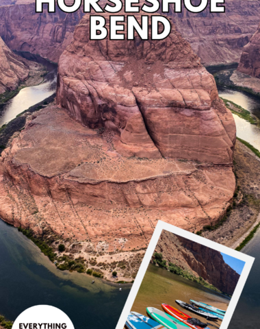 What you need to know to paddle board and camp at horseshoe bend in page arizona, near lake powell on the colorado river
