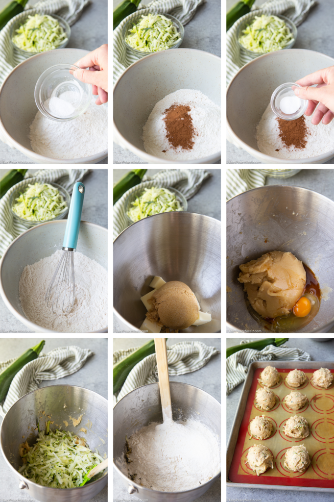 How to make zucchini cookies with cream cheese frosting. 