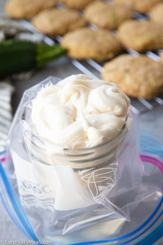 cream cheese frosting for zucchini cookies