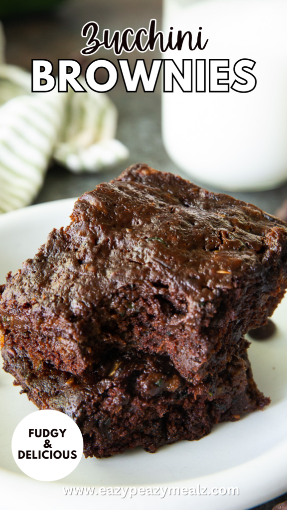 Moist chocolate zucchini brownies, with fudgy, delicious center and crispy exterior. 