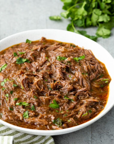 Instant Pot Shredded Beef, a deliciously tender and flavorful beef cooked in no time.