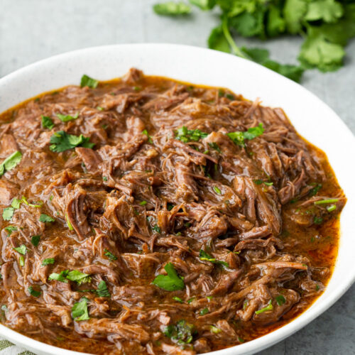 Instant Pot Shredded Beef, a deliciously tender and flavorful beef cooked in no time.